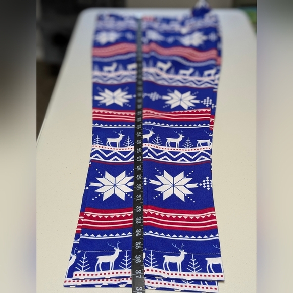 OppoSuits Christmas Holiday reindeer snowflake suit, 50 US, 41-42 waist - Picture 9 of 13